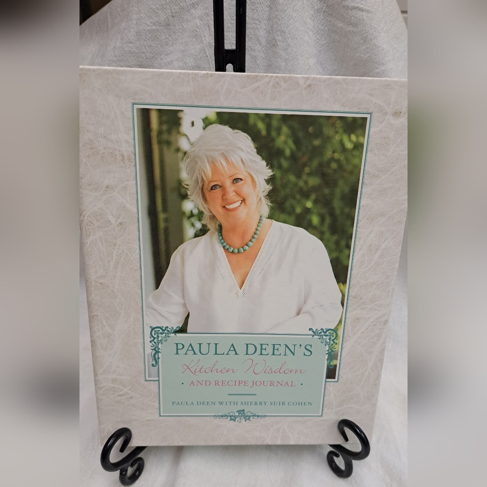 Signed Paula Deen's Kitchen Wisdom and Recipe Journal, Signed/Autographed 1st Ed